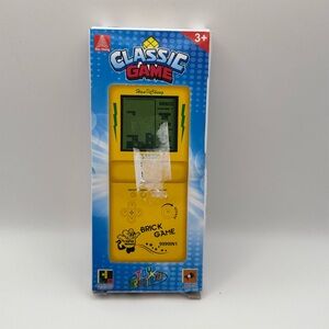 Classic Game Handheld Console - Yellow